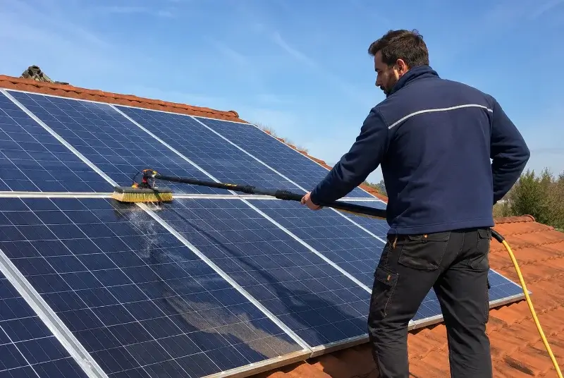Nettoyage et entretien de panneaux solaires à Saint-Pierre-du-Chemin